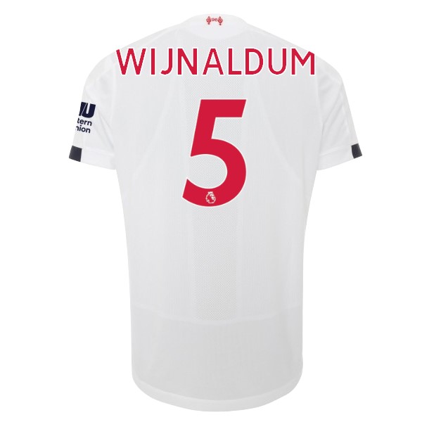 Trikot Liverpool NO.5 Wijnaldum Auswarts 2019-20 Weiß Fussballtrikots Günstig